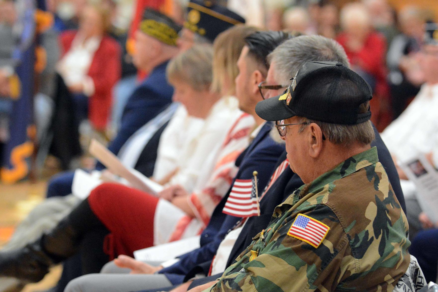 Portage High School Veterans Day ceremony 2019